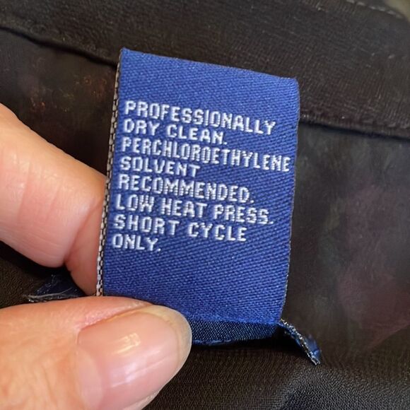 Lovely Doncaster Collection black & pink floral long tunic or dress - Picture 9 of 10